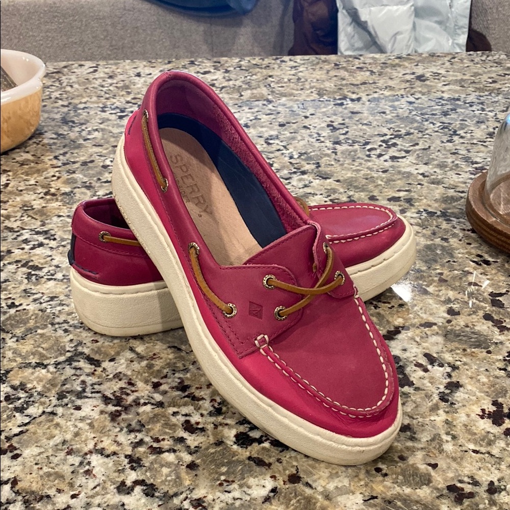 Sperry Women's Red Loafers